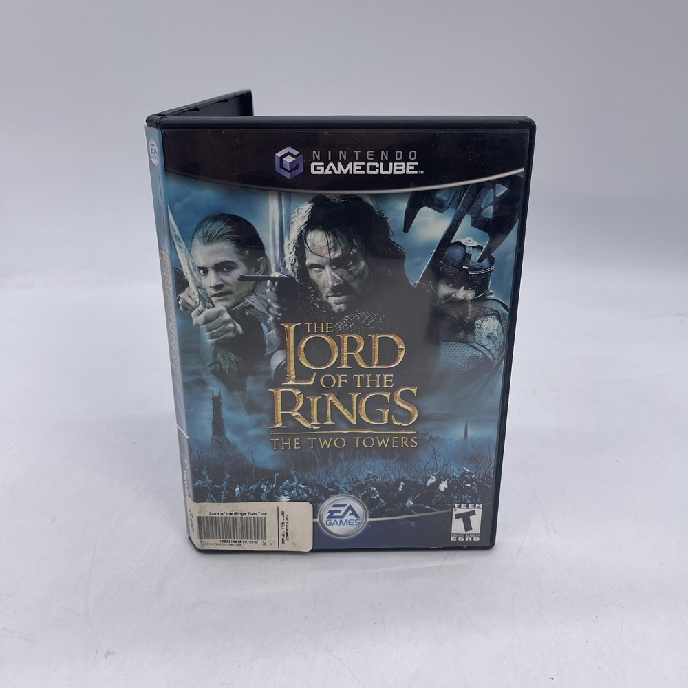 Lord of the Rings The Two Towers GameCube Complete CIB With Manual Tested Works